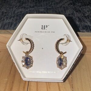 BP Gold and Blue Earrings